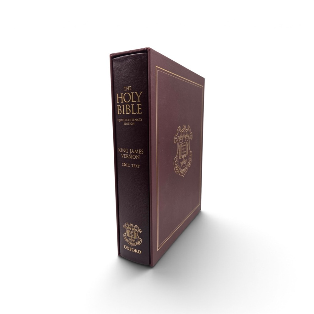 Oxford University Press Holy Bible KJV 1611 400th Anniversary Leather W/ Sleeve